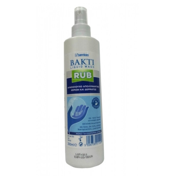 Baktiwash Liquid Rub Spray 250ml