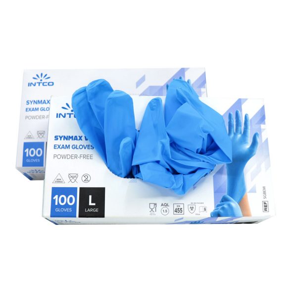Synmax Εξεταστικά Συνθετικά Γάντια Γαλάζια χωρίς Πούδρα