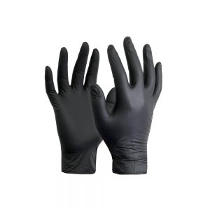 Γάντια Νιτριλίου Μαύρα χωρίς Πούδρα