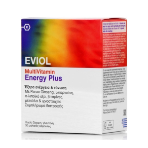Eviol Multivitamin Energy Plus - 30 Κάψουλες